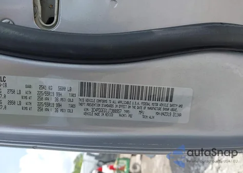 2018 Dodge Journey Gt Awd from USA, damaged, VIN 3C4PDDEG1JT388957